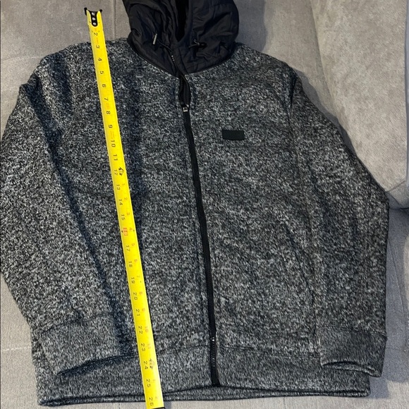 Abercrombie & Fitch Charcoal Puffer Jacket used good condition - Picture 3 of 13